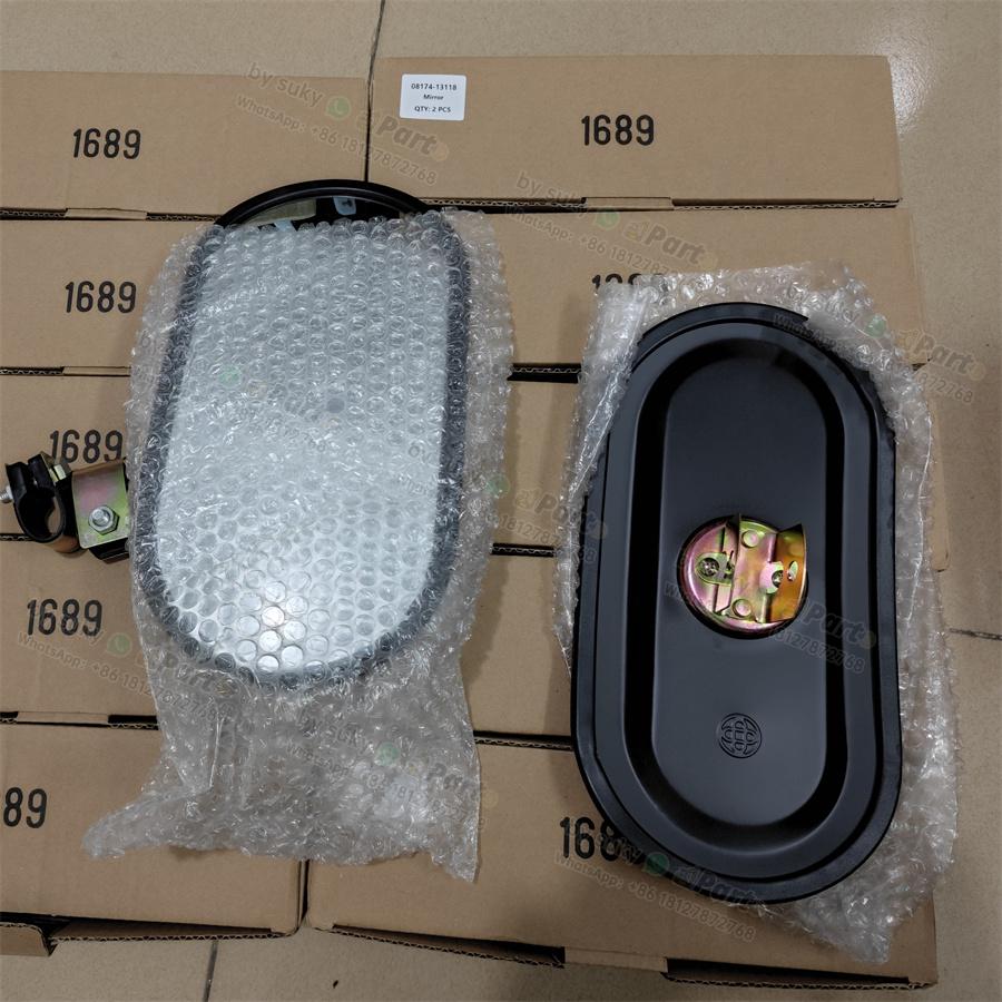 08174-13118 Rear View Mirror for Komatsu PC60-7 PC120-6 PC220-7 08174-13118 Rear View Mirror for Komatsu PC60-7 PC120-6 PC220-7