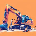 how to get behind the monitor hyundai excavator