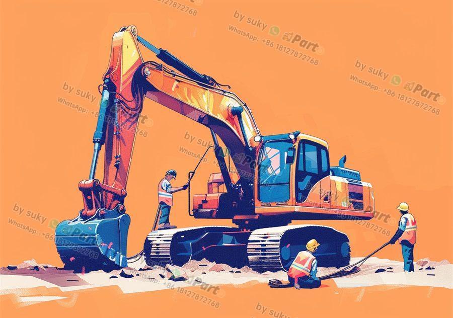 how to get behind the monitor hyundai excavator