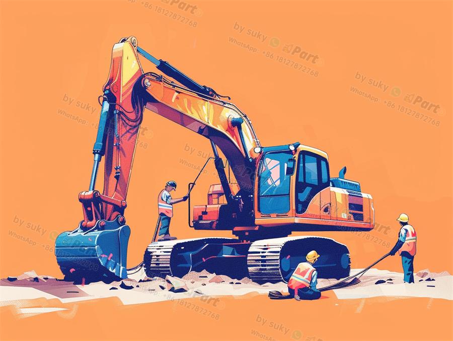 how to get behind the monitor hyundai excavator