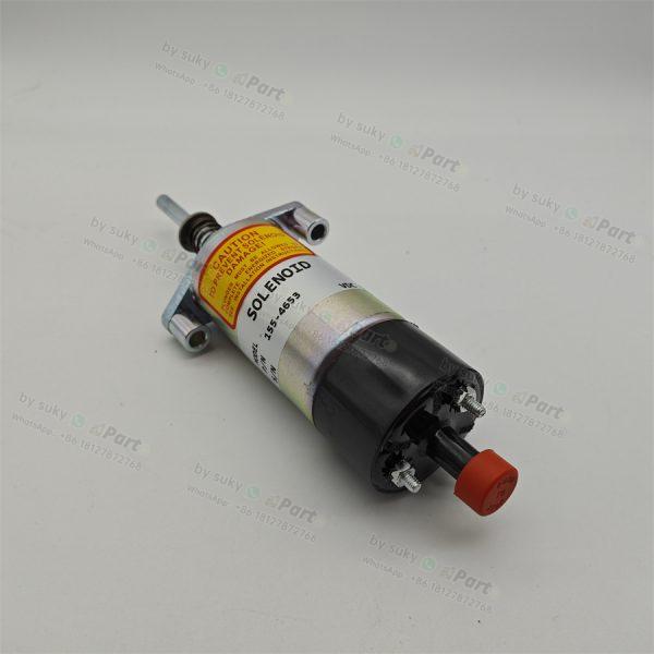 155-4653 3E-7985 Fuel Shutoff Solenoid 24V for Caterpillar CAT 330 330B 330C