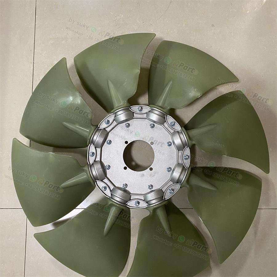 8 Blades 4 Holes Engine Fan for Volvo EC210