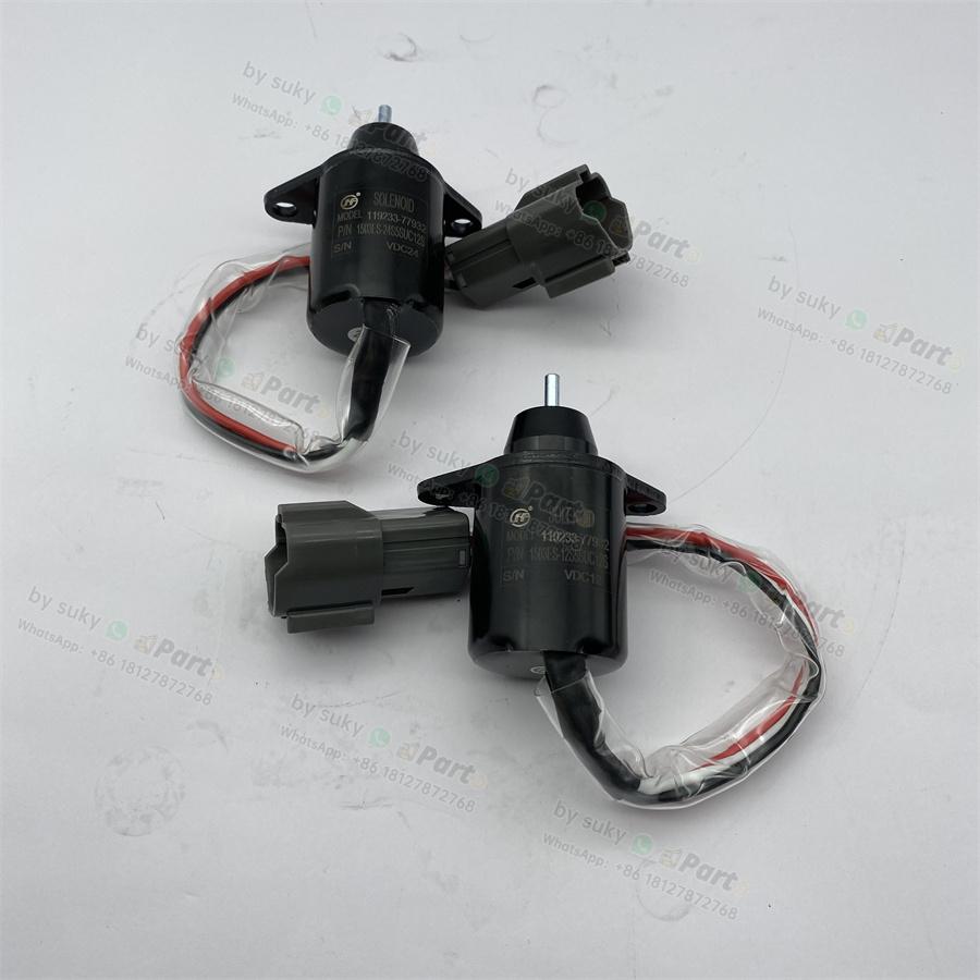 119233-77932 1503ES-12S5SUC12S Fuel Shut Off Solenoid for Yanmar 4TNV98 119233-77932 1503ES-12S5SUC12S Fuel Shut Off Solenoid for Yanmar 4TNV98