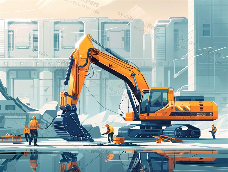 excavator fuel parts excavator fuel parts