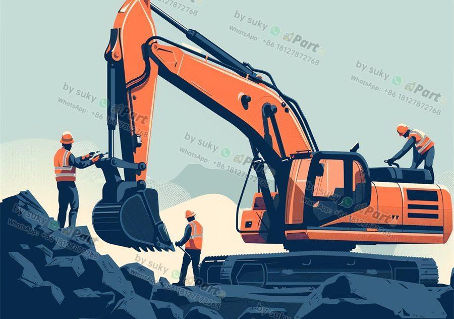 excavator fuel part with casing excavator fuel part with casing