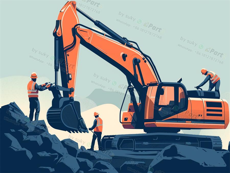 excavator fuel part with casing excavator fuel part with casing