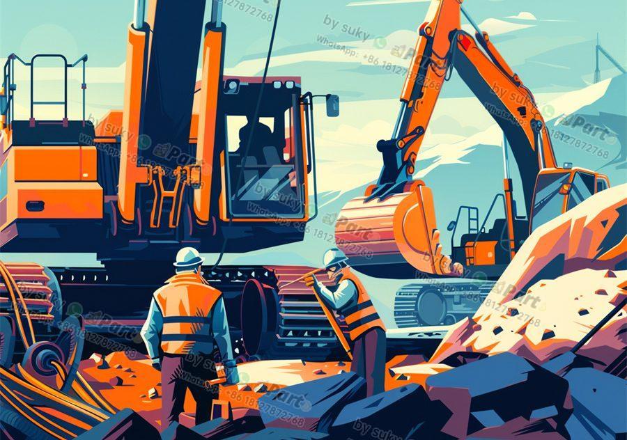 hydraulic hitachi excavator parts diagram