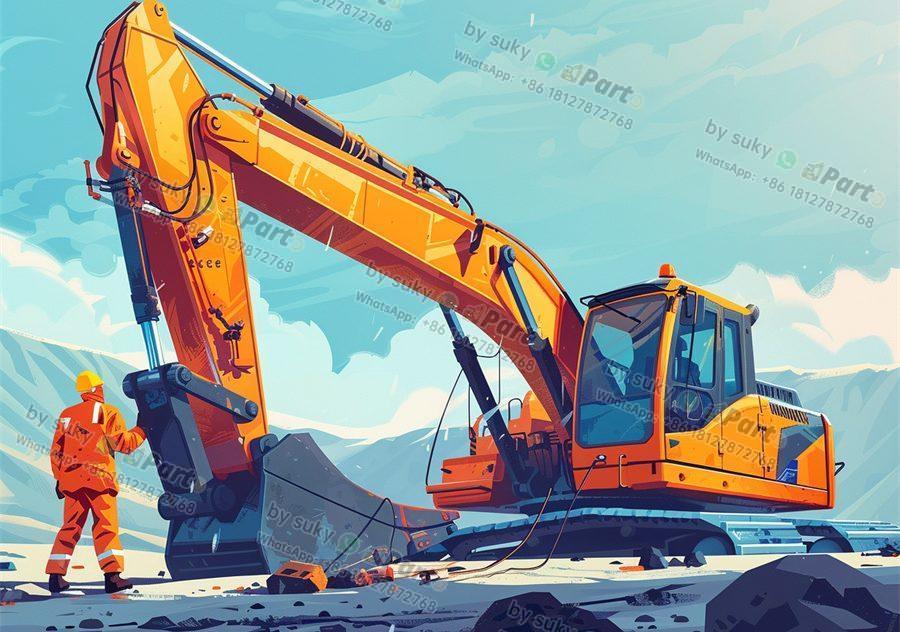 excavator parts breakdown