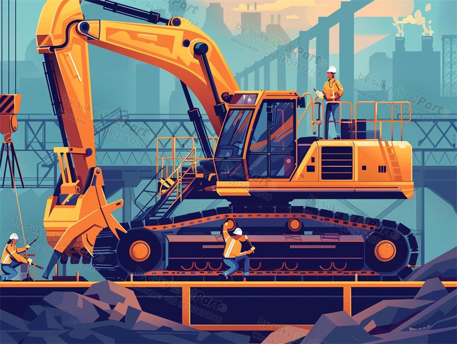 excavator part name excavator part name