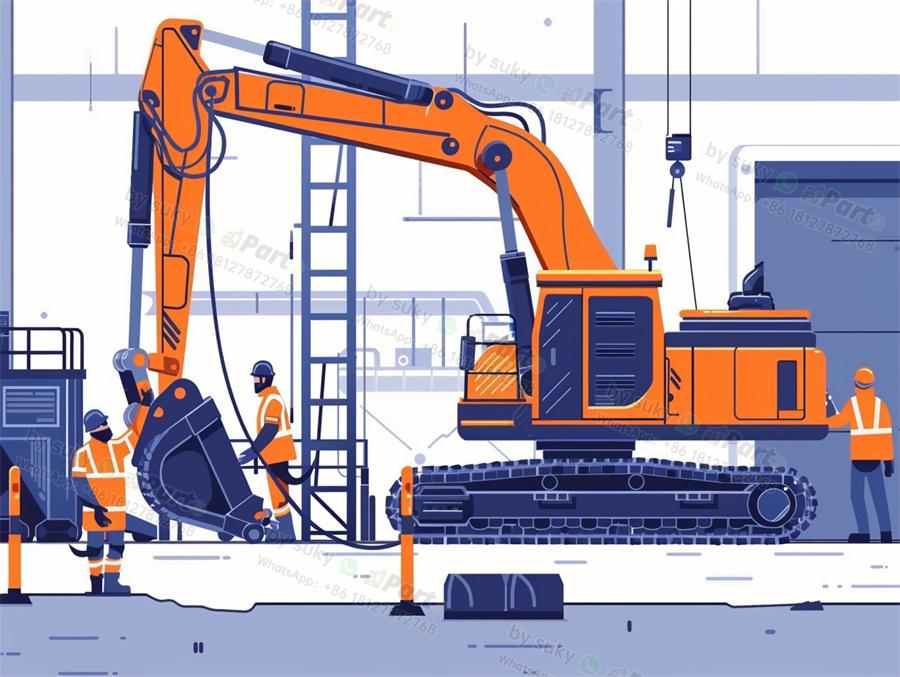 excavator pad parts explained