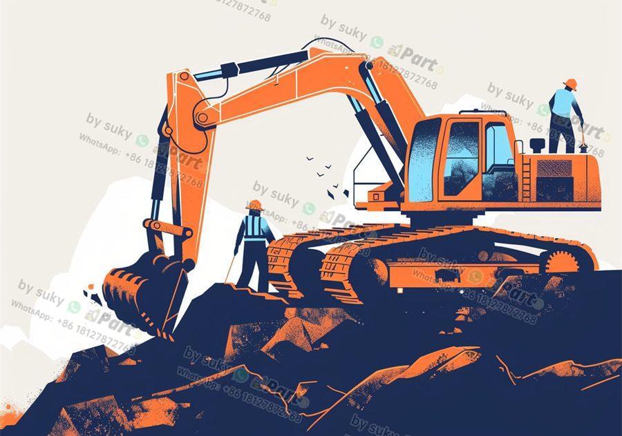 excavator joystick control parts diagram