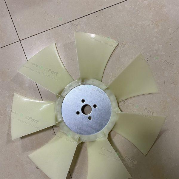 7 Blades 4 Holes Engine Fan for Volvo EC55