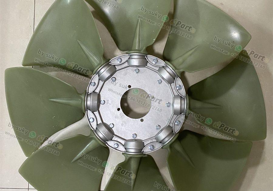 8 Blades 4 Holes Engine Fan for Volvo EC210