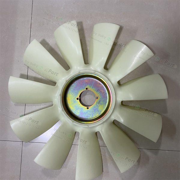 11 blades 4 holes Engine Fan for Volvo EC290