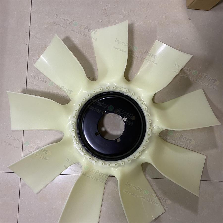 9 blades 4 holes Engine Fan for Volvo EC290B