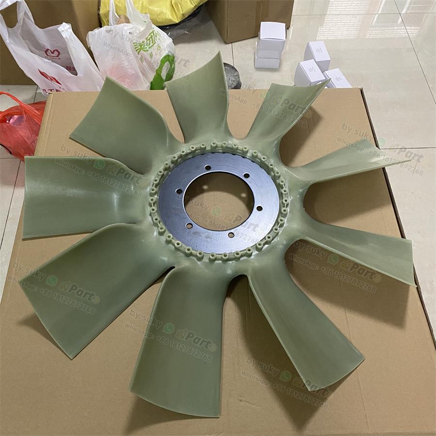 Engine Cooling Fan 9 blades 6 holes for Caterpillar CAT 320D2