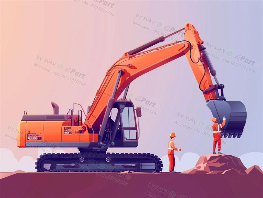 earthmoving excavator parts