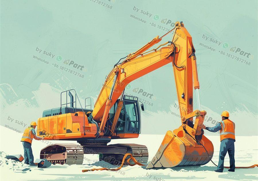 kobelco excavator used parts