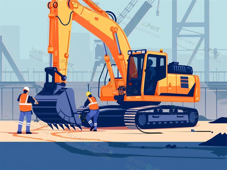 detailed parts of excavator detailed parts of excavator