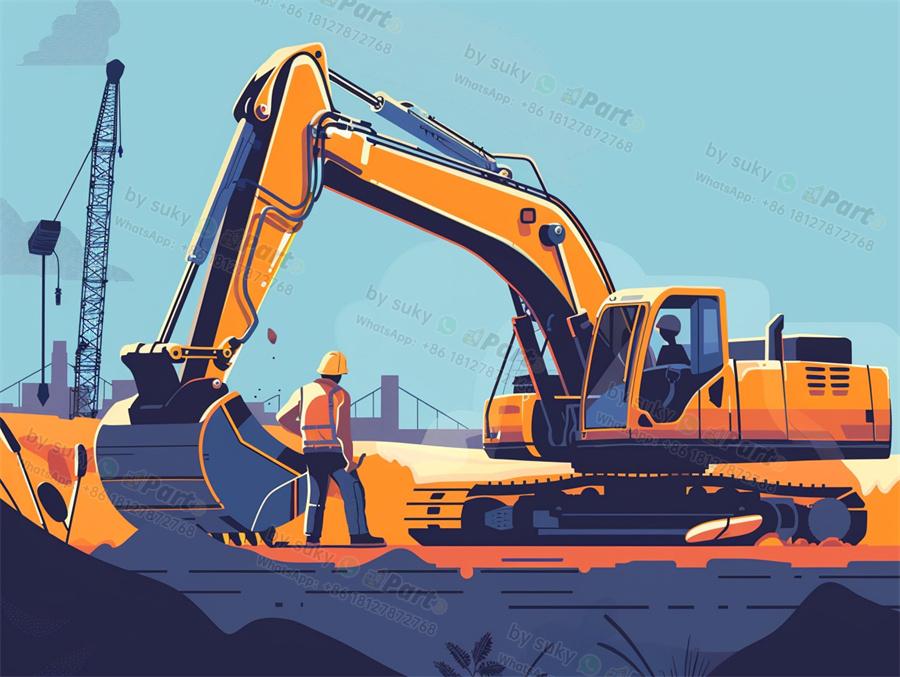 298 demag excavator parts