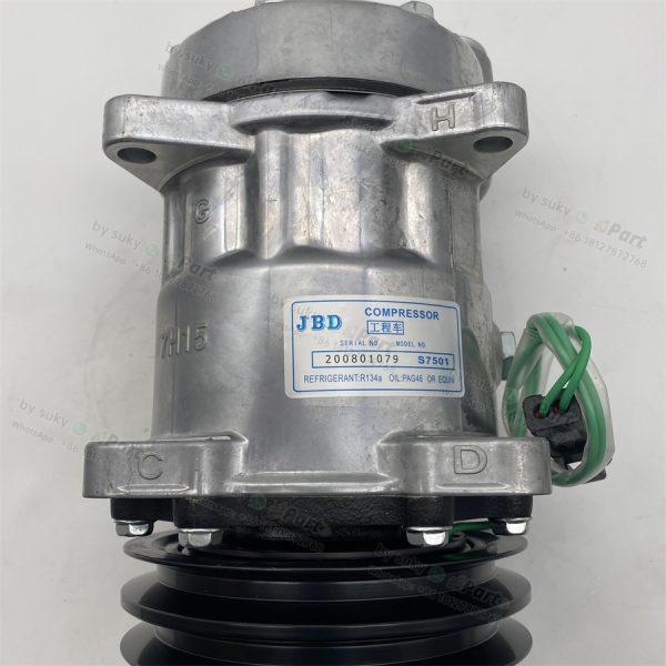 200801079 Air Conditioning Compressor for Volvo D6E EC210 200801079 Air Conditioning Compressor for Volvo D6E EC210