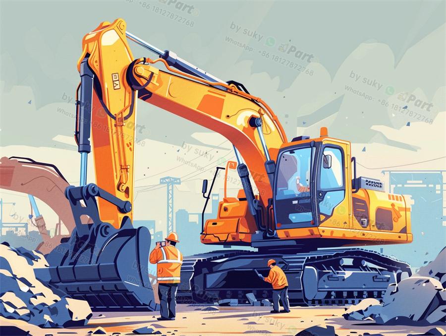 crawler excavator spare parts quotes