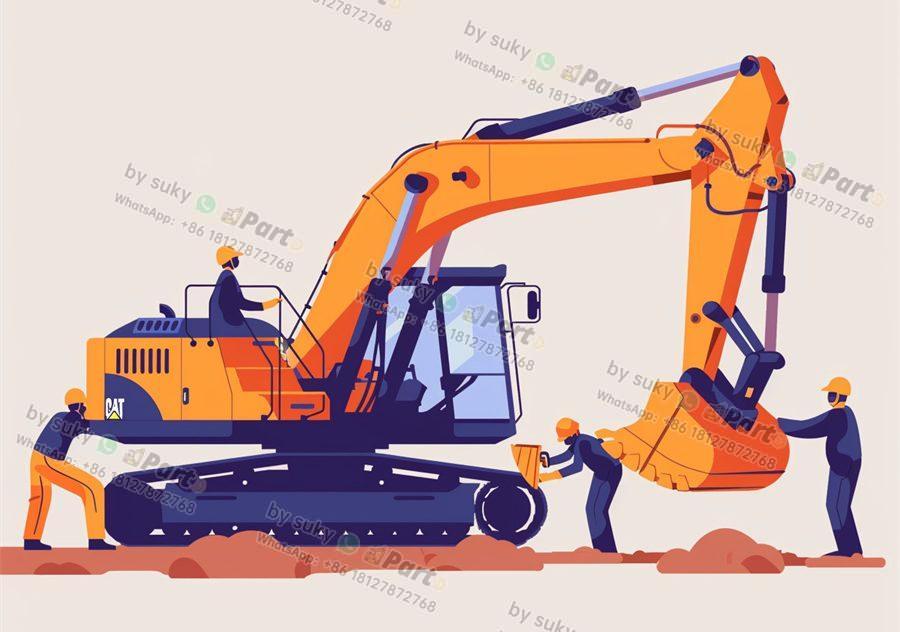 crawler excavator spare parts