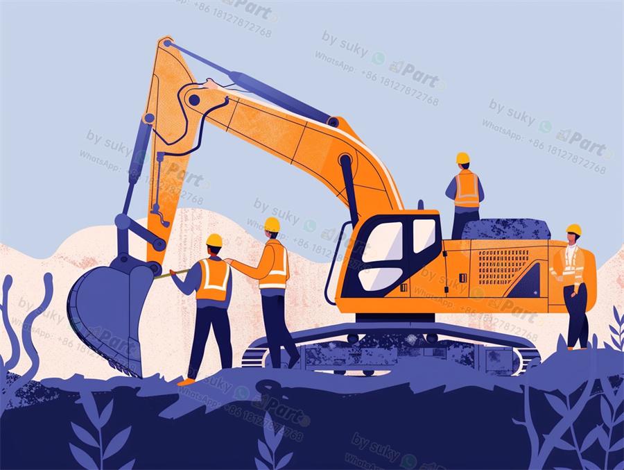 basic parts of an excavator basic parts of an excavator