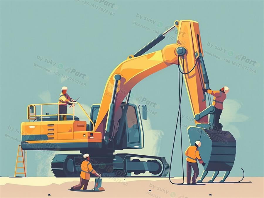 body parts of an excavator body parts of an excavator
