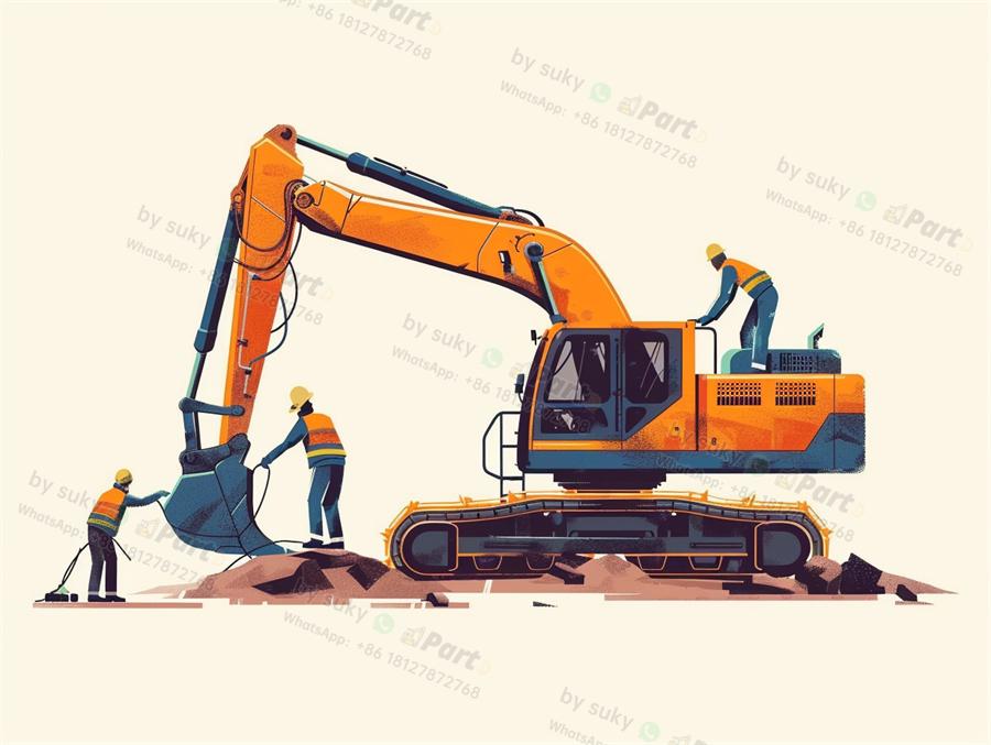 excavator spare part bolt and nut excavator spare part bolt and nut