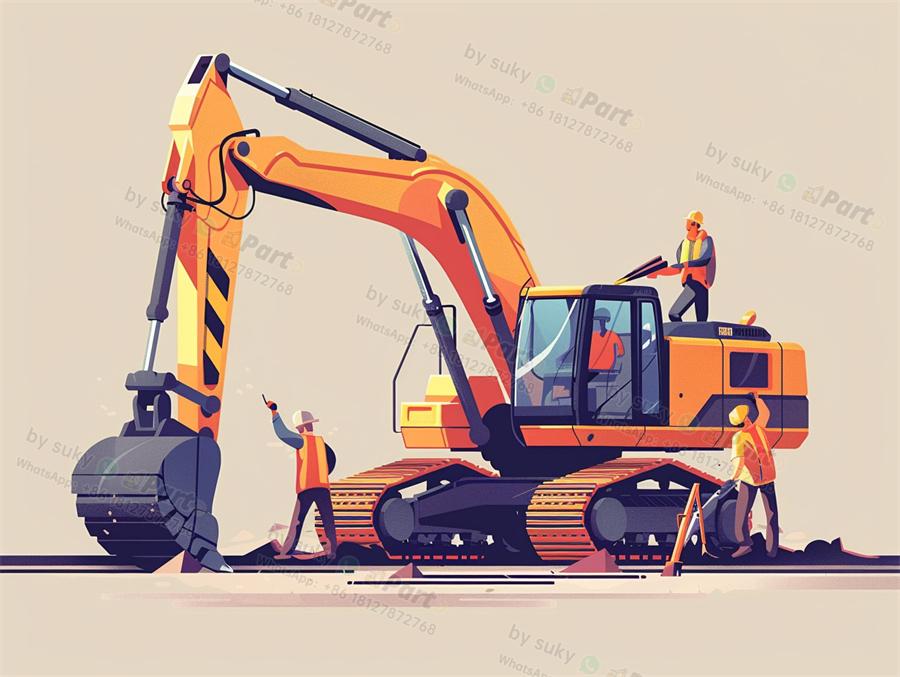 spare parts for caterpillar excavators