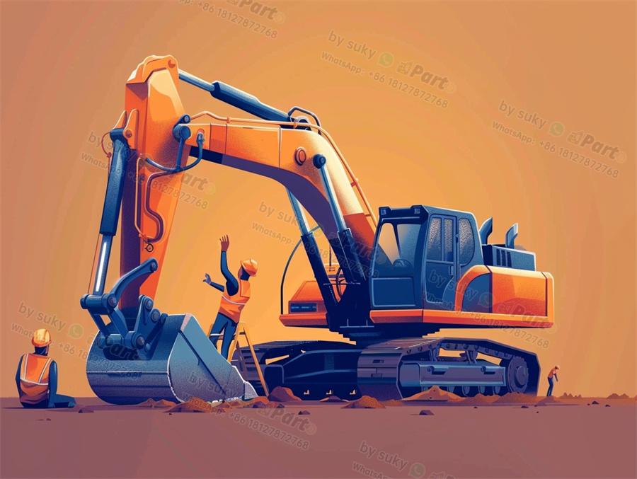 spare parts of excavator