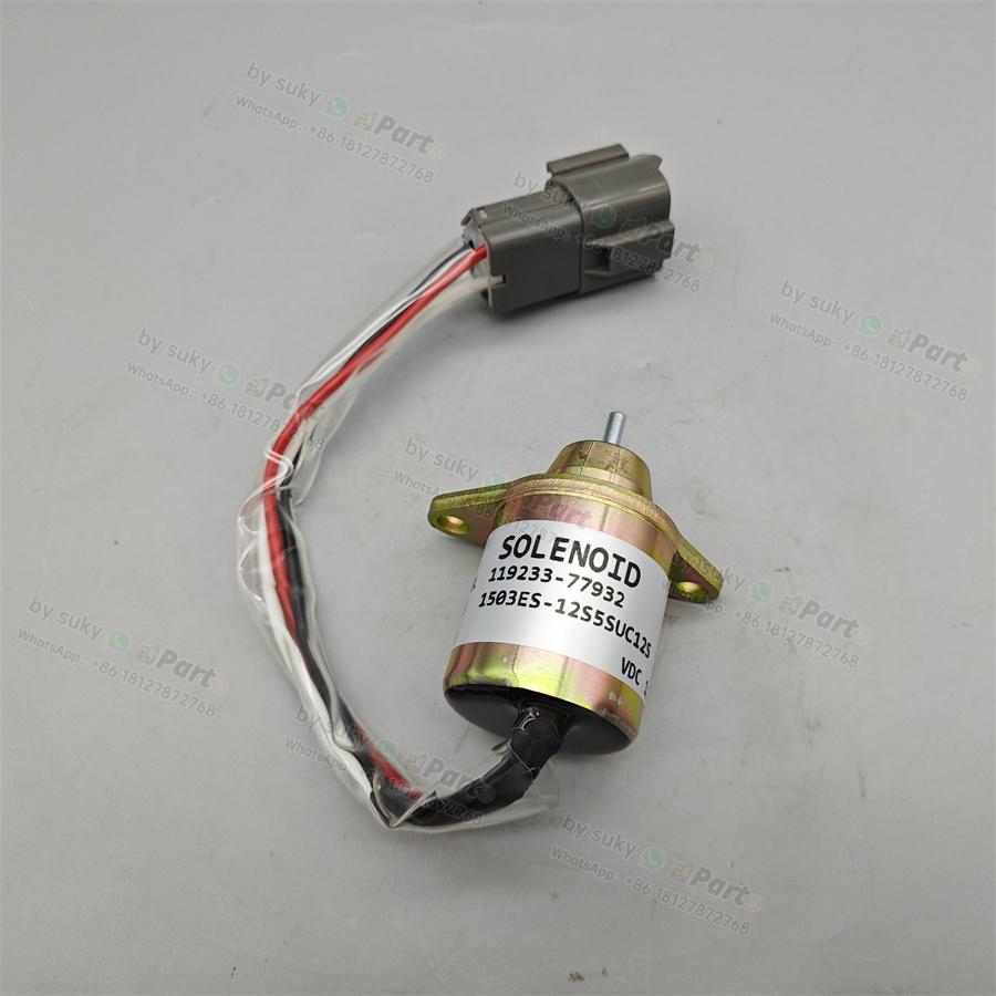 1503ES-12S5SUC12S Stop Solenoid for Komatsu PC40 1503ES-12S5SUC12S Stop Solenoid for Komatsu PC40