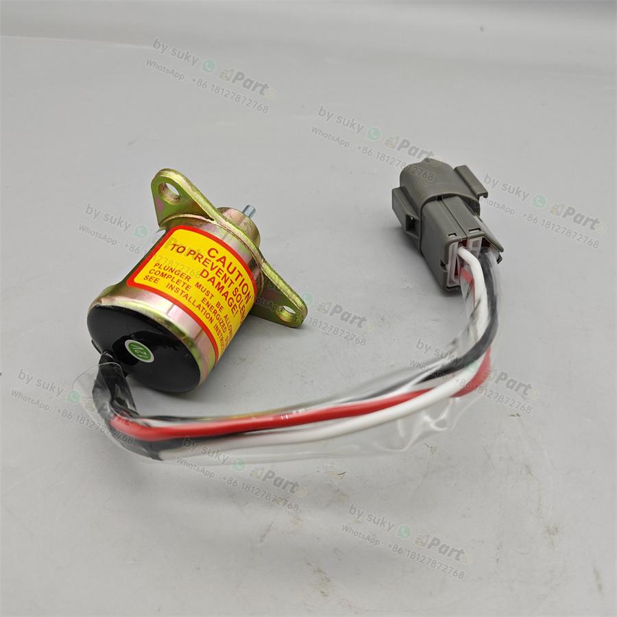 1503ES-12S5SUC12S Stop Solenoid for Komatsu PC40 1503ES-12S5SUC12S Stop Solenoid for Komatsu PC40