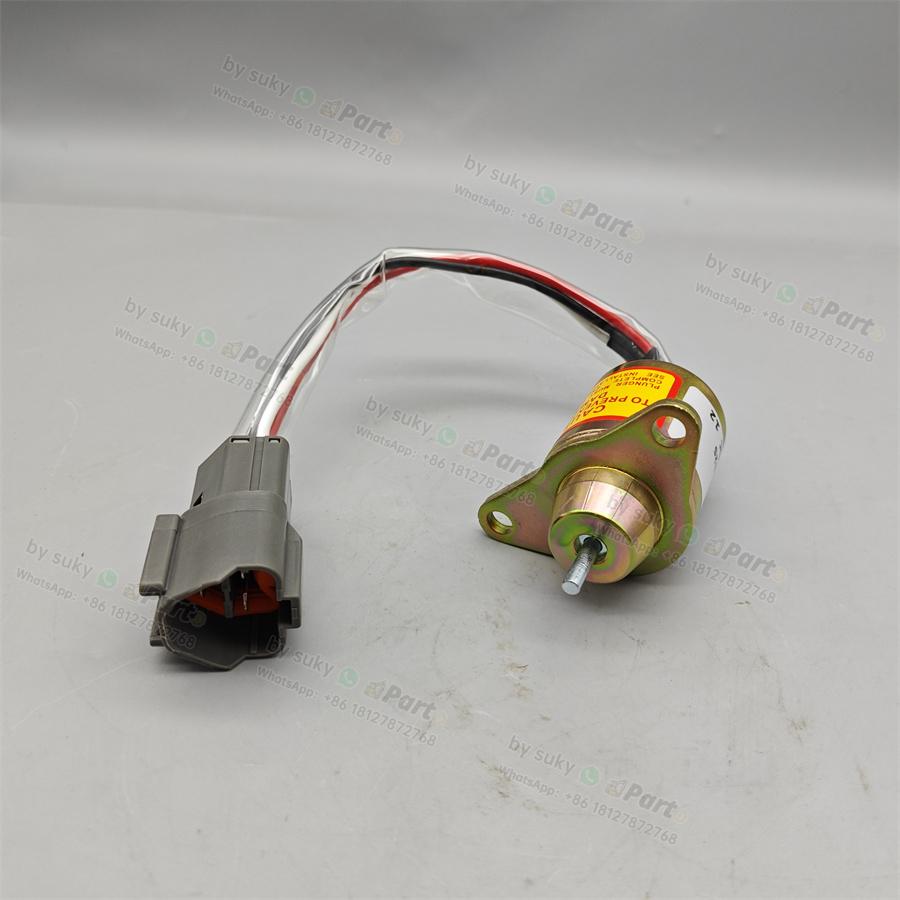1503ES-12S5SUC12S Stop Solenoid for Komatsu PC40 1503ES-12S5SUC12S Stop Solenoid for Komatsu PC40