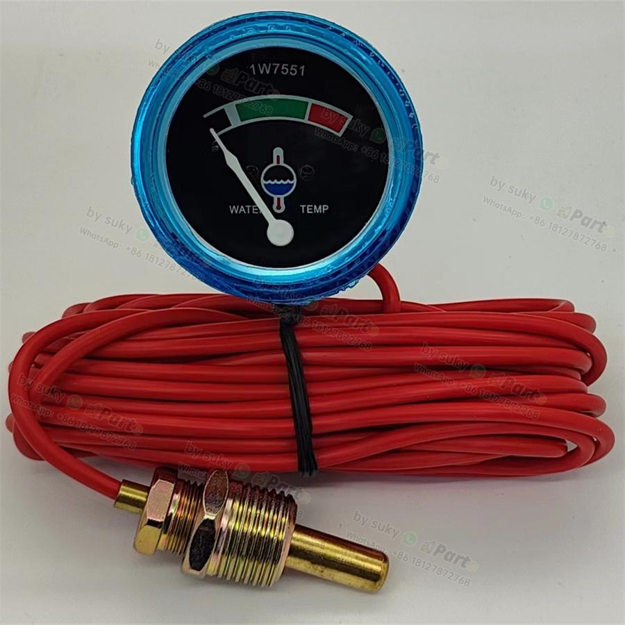 1W7551 Water Temperature Gauge 6M for Caterpillar CAT 966C 518C 528B 1W7551 Water Temperature Gauge 6M for Caterpillar CAT 966C 518C 528B