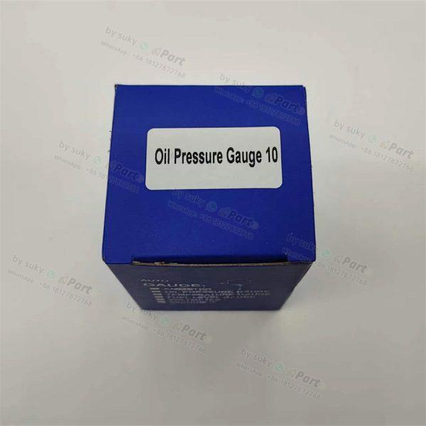 0-10 52mm 12V Oil Pressure Gauge