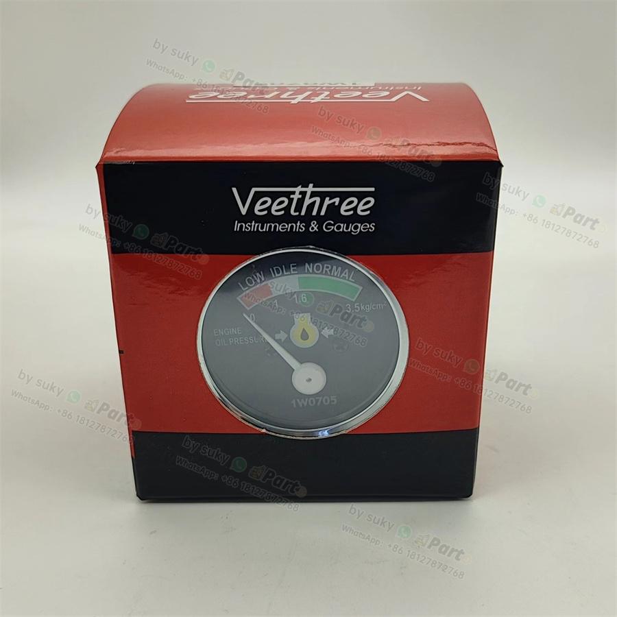 1W0705 Oil Pressure Gauge good quality for Caterpillar CAT 910 930R 950 966C D3B D4C D7G