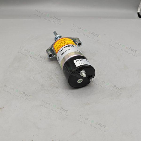 125-5774 1255774 Fuel Shutoff Solenoid for Caterpillar CAT 3304B 330B 330C