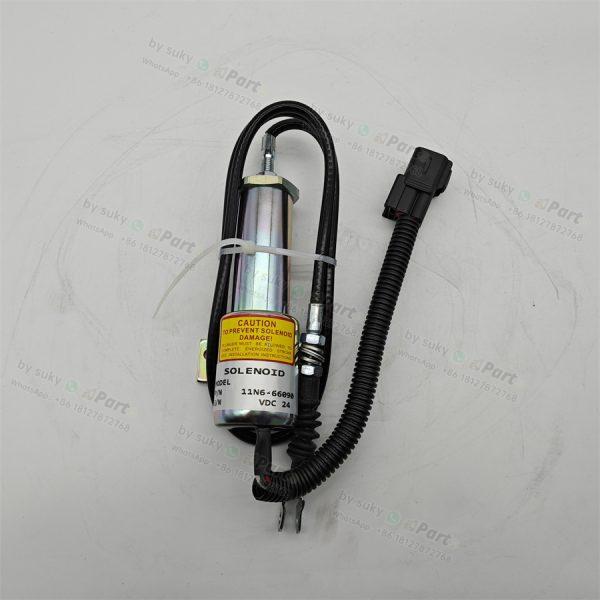 11N6-66090 11N666090 Stop Solenoid Valve for Hyundai R210LC-7H R220LC-7H