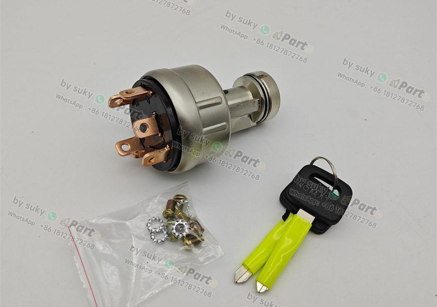 08086-20000 Ignition Switch with 2 keys for Komatsu PC200-3 PC200-5 PC200-6