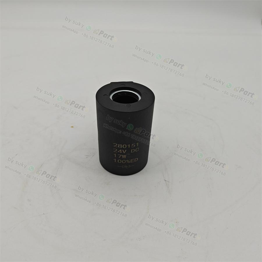 280151 Solenoid Valve Coil for Volvo EC340D EC360B EC380B EC380D EC480D 280151 Solenoid Valve Coil for Volvo EC340D EC360B EC380B EC380D EC480D