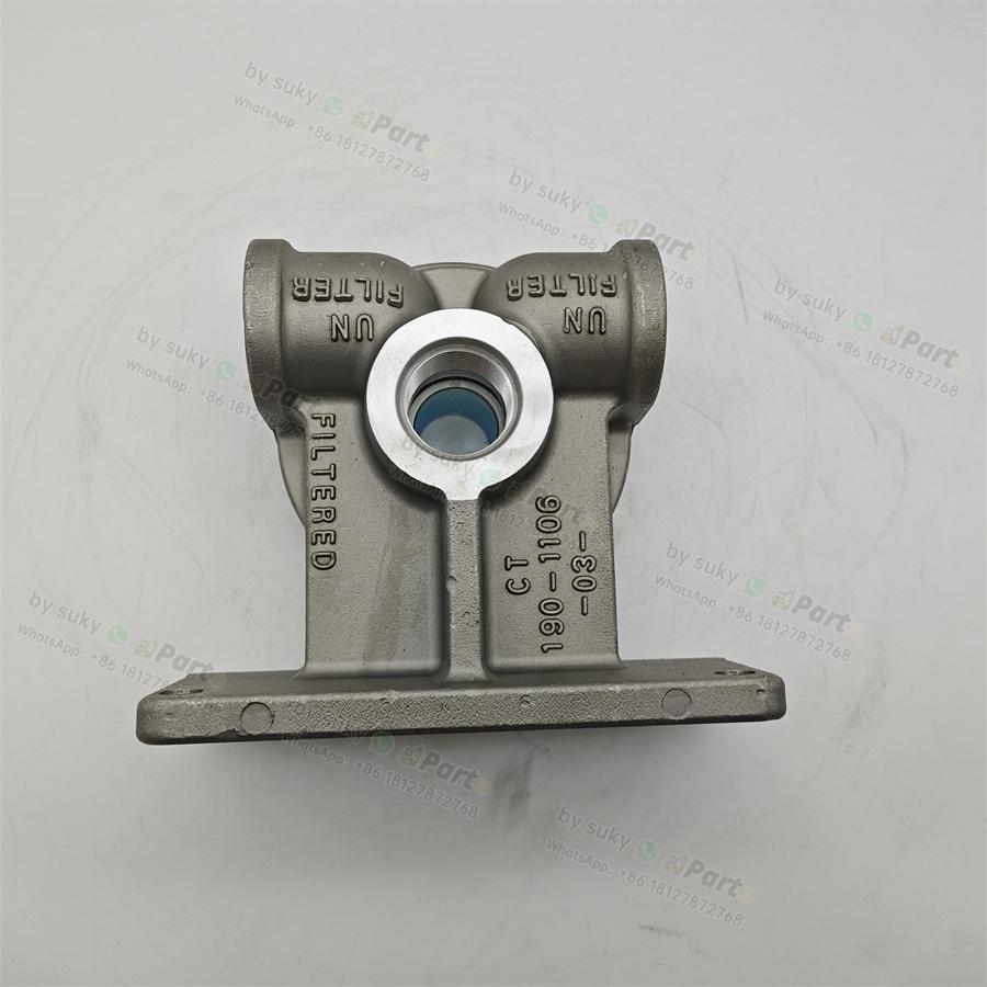 190-1106 Oil Filter Base for Catpiller CAT C13 C15 345D 349D 190-1106 Oil Filter Base for Catpiller CAT C13 C15 345D 349D
