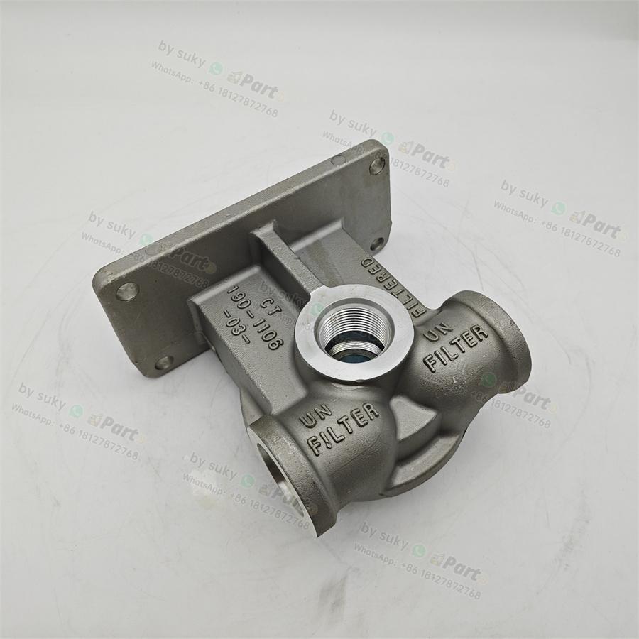 190-1106 Oil Filter Base for Catpiller CAT C13 C15 345D 349D 190-1106 Oil Filter Base for Catpiller CAT C13 C15 345D 349D