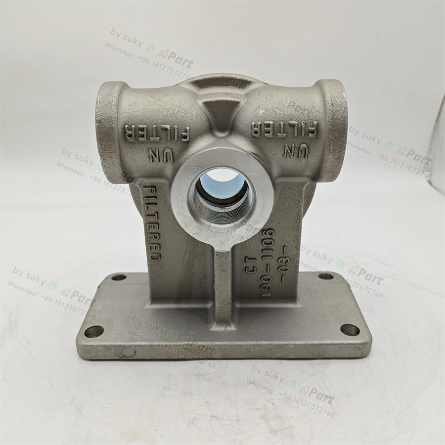 190-1106 Oil Filter Base for Catpiller CAT C13 C15 345D 349D 190-1106 Oil Filter Base for Catpiller CAT C13 C15 345D 349D