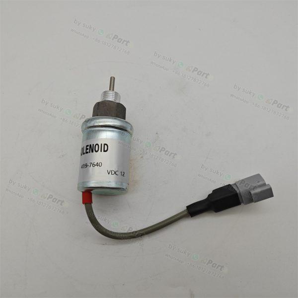419-7640 4197640 Solenoid Valve for Caterpillar CAT C1.1 C1.5 C2.2