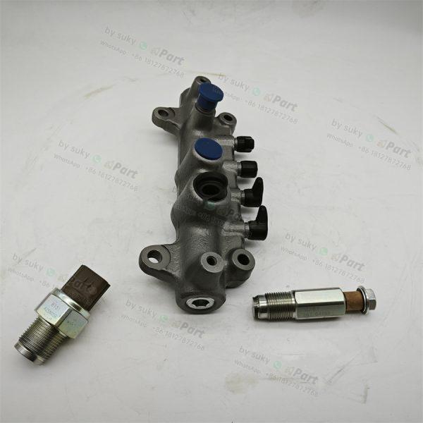 095440-0910 8-98011888-2 Fuel Common Rail for Isuzu 4HK1 4JJ1